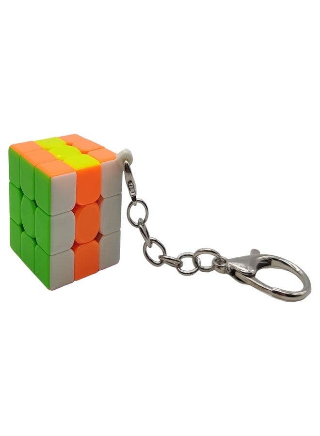 Hawkister QiYi Mini 3x3 Keychain Cube Stickerless 3CM Keyring Magic Cube Puzzle - Image 1